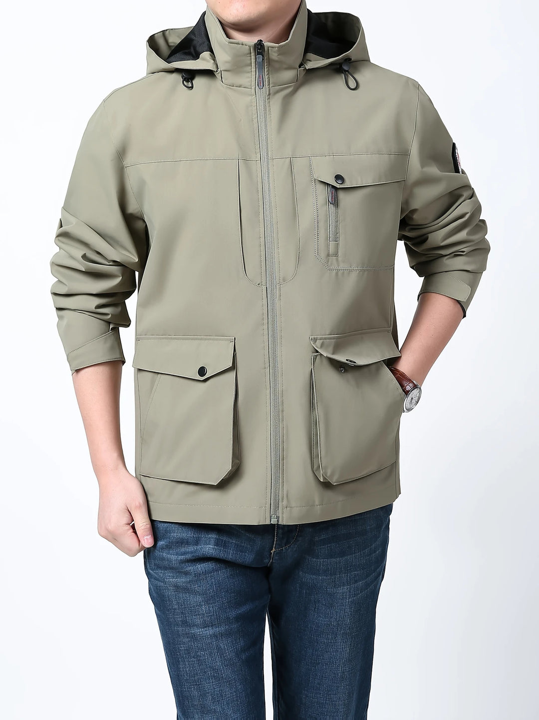 Henry - Comfortable Waterproof Jacket with Detachable Hood