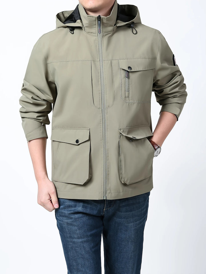 Henry - Comfortable Waterproof Jacket with Detachable Hood