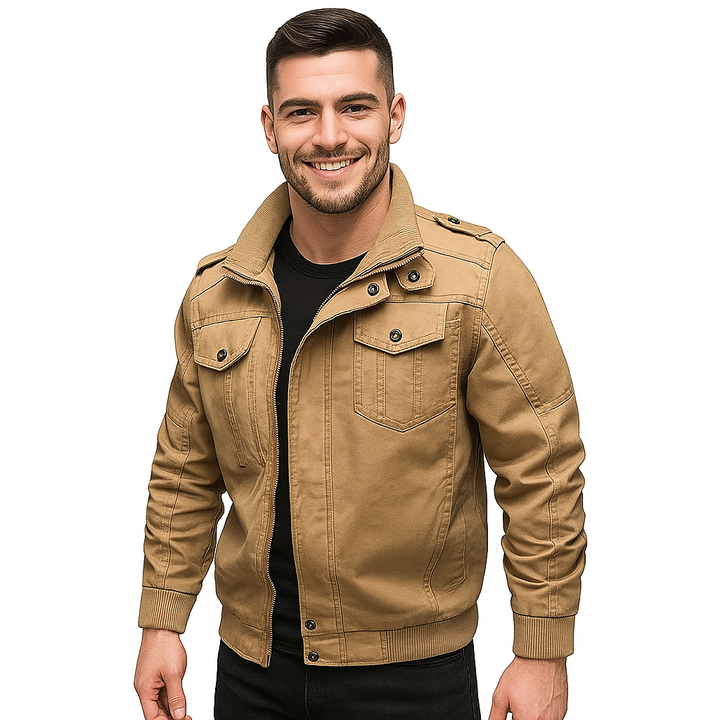 Noah - Stylish Autumn Jacket with Multi Pockets