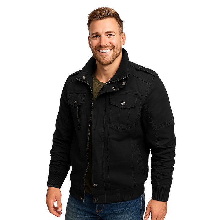 Noah - Stylish Autumn Jacket with Multi Pockets