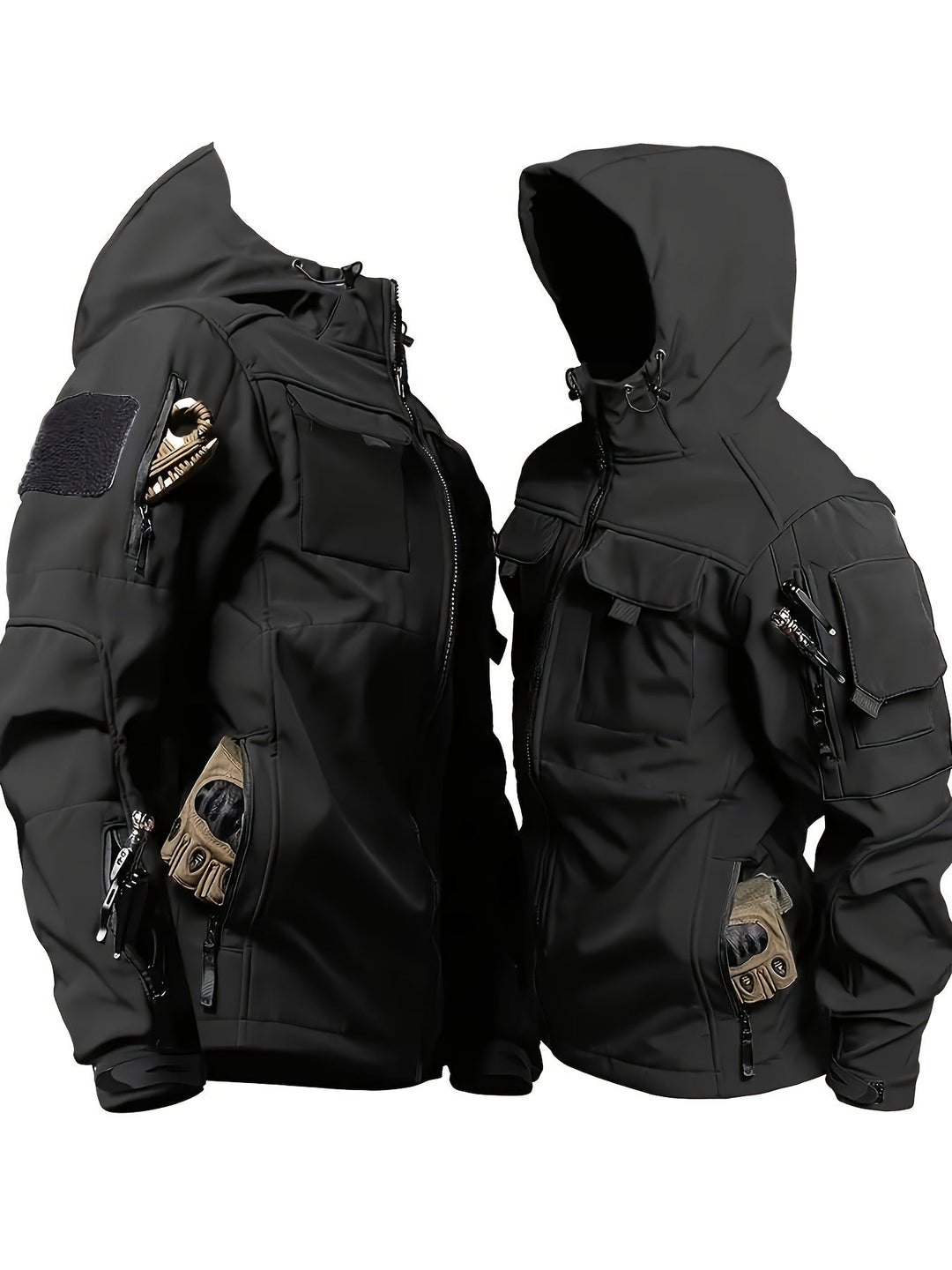 Cole - Comfortable Hooded Jacket with Multiple Pockets