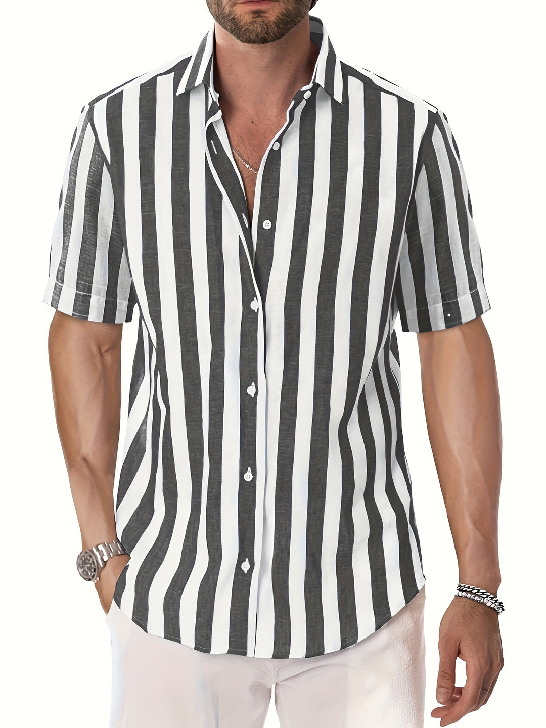 James - Casual Stripes Shirt