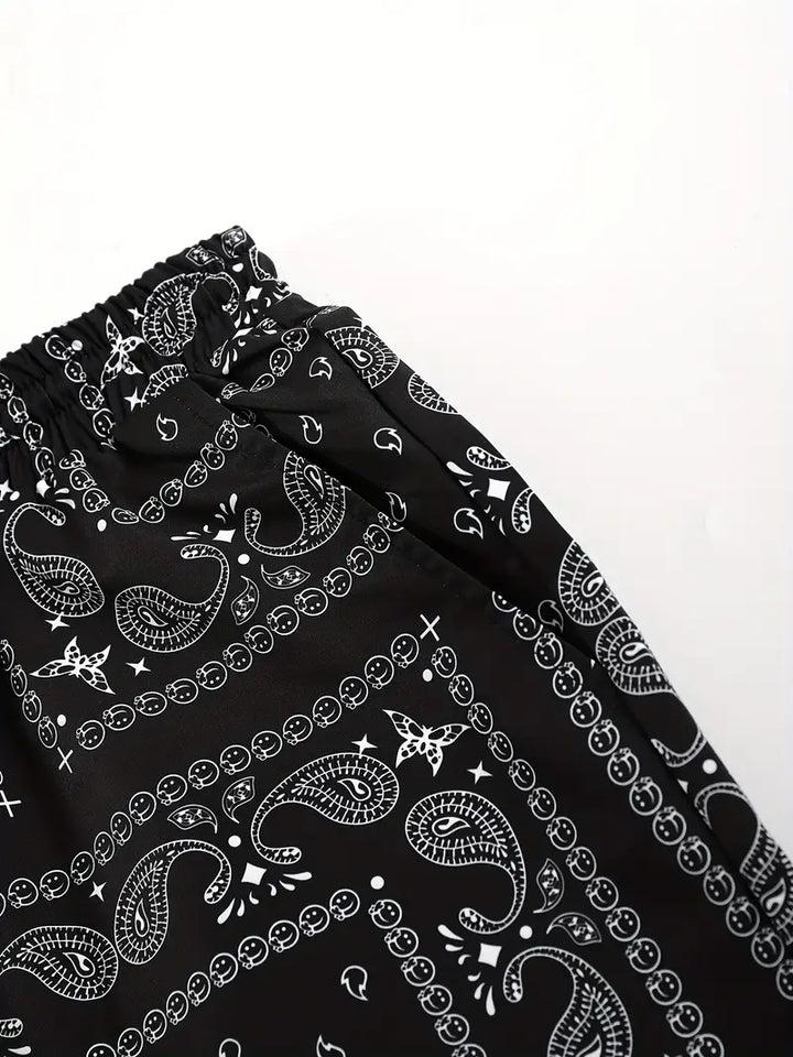 Lucas - Stylish Paisley Print Set