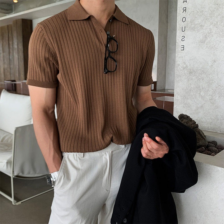 Grayson - Knitted Polo Shirt