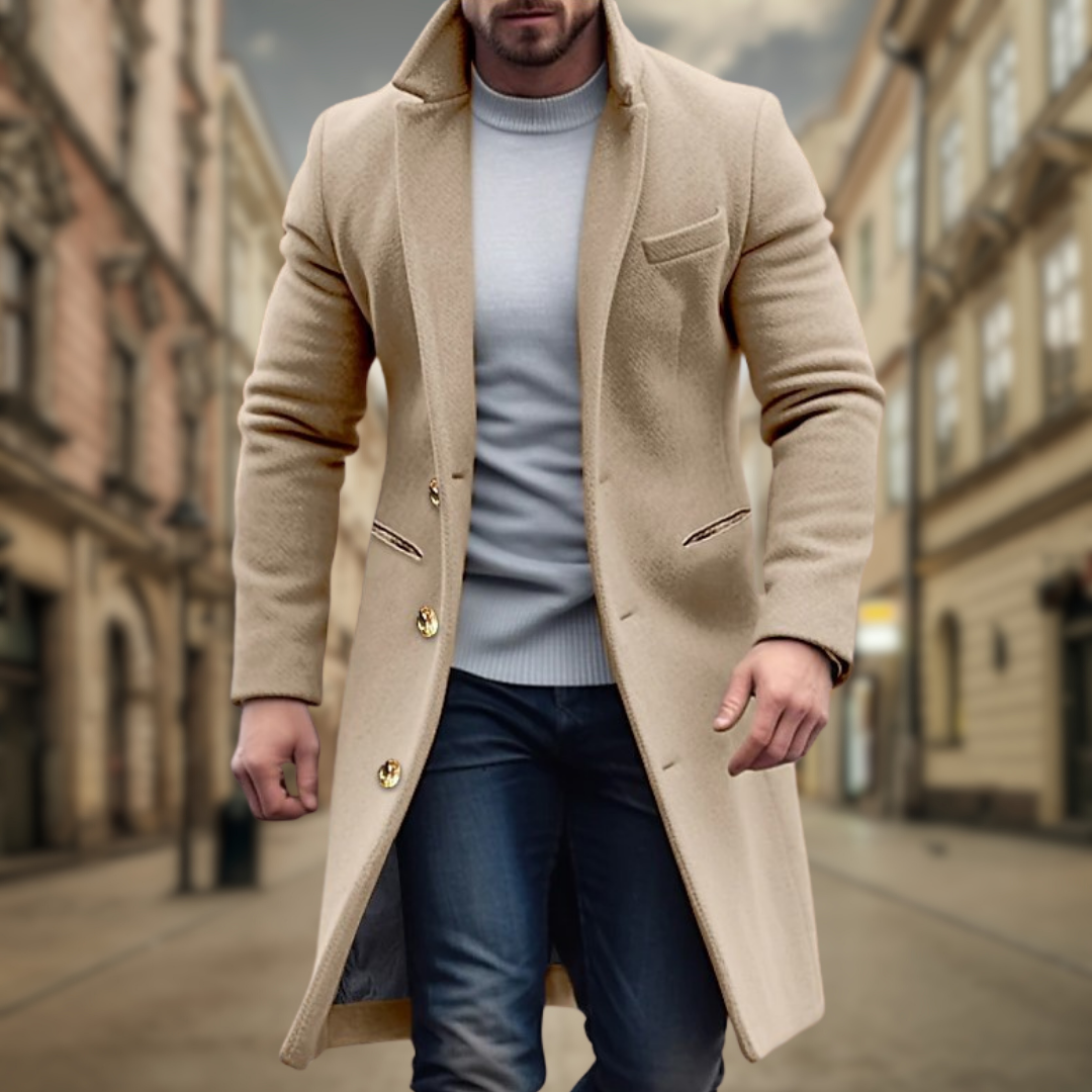 Lucas - Long Modern Overcoat