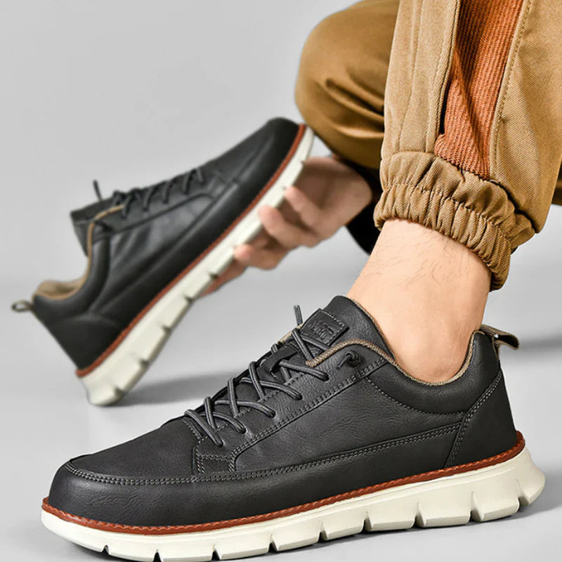 Wyatt - Comfortable Leather Sneakers