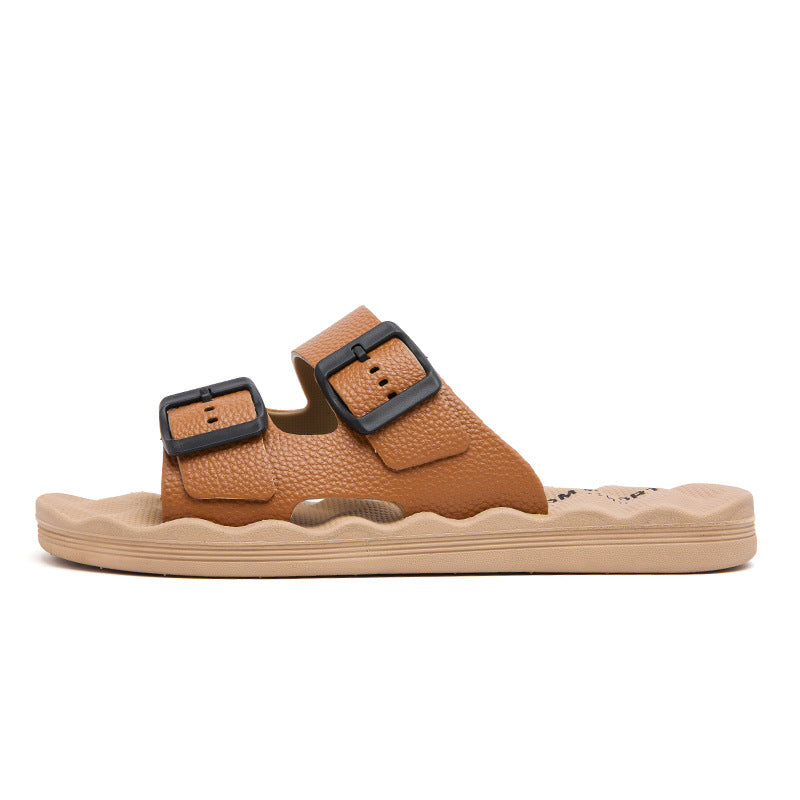 Mason - Comfortable Leather Sandals With Orthopedic Soles