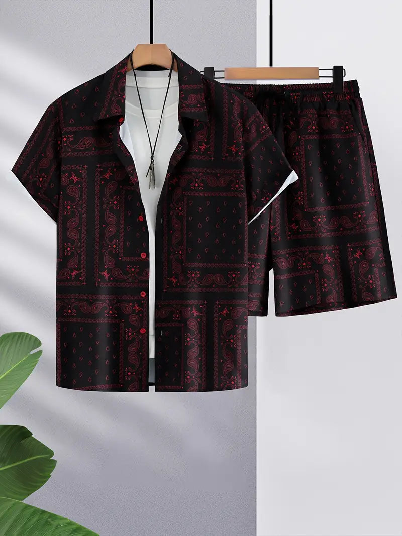 Lucas - Stylish Paisley Print Set