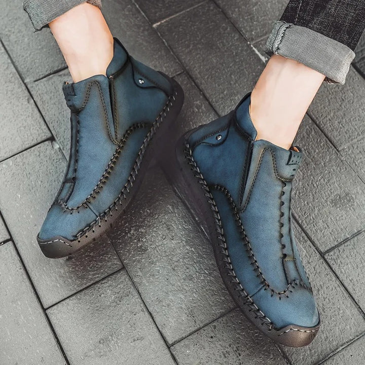 Owen - Handcrafted Slip-On Orthopedic Leather Loafers