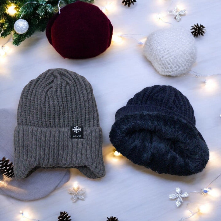 Eli - Thermal Knitted Hat with Ear Warmers