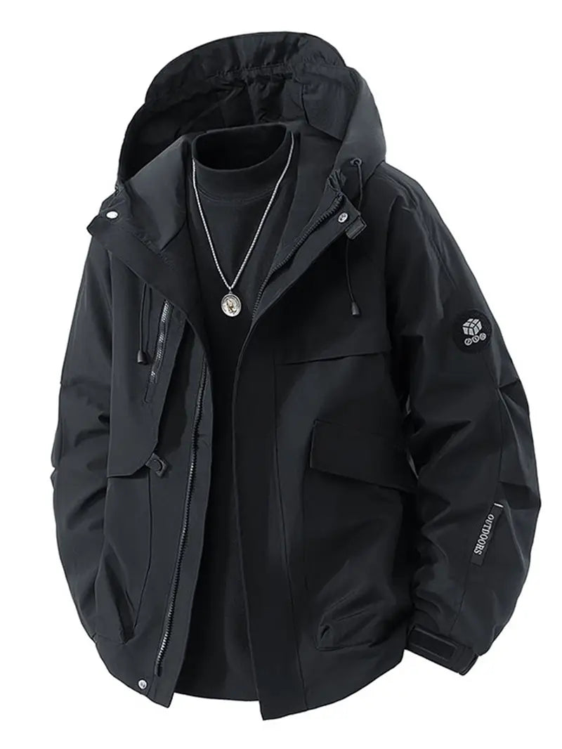 Nathan - Stylish Waterproof Windproof Hooded Jacket