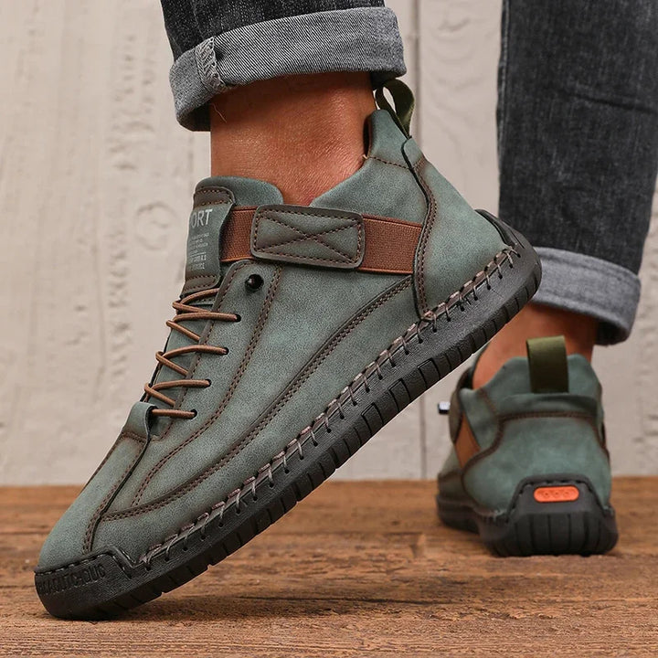 James - Vintage-Inspired Ankle Leather Boots