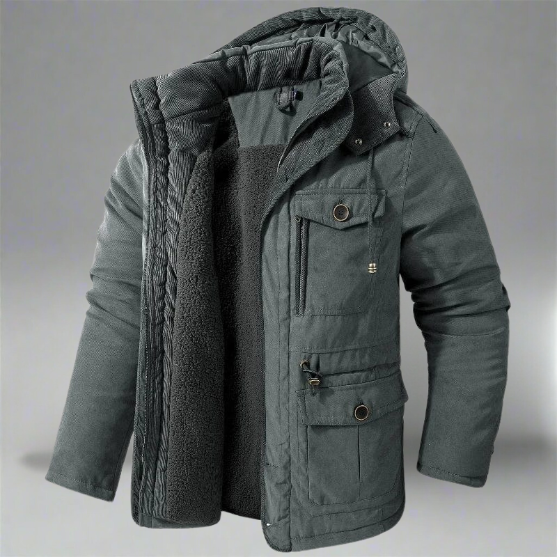 Samuel - Multifunctional Windbreaker Hooded Jacket