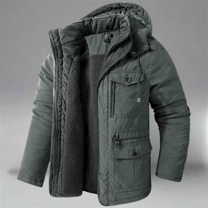 Samuel - Multifunctional Windbreaker Hooded Jacket