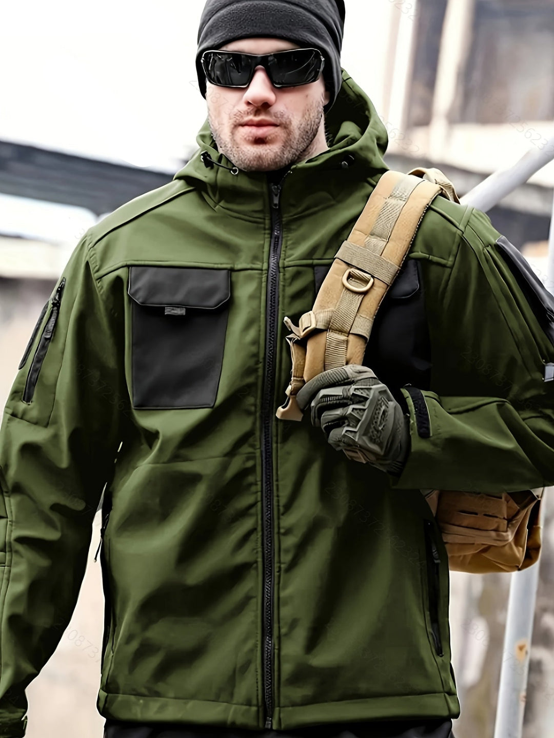 Cole - Comfortable Hooded Jacket with Multiple Pockets