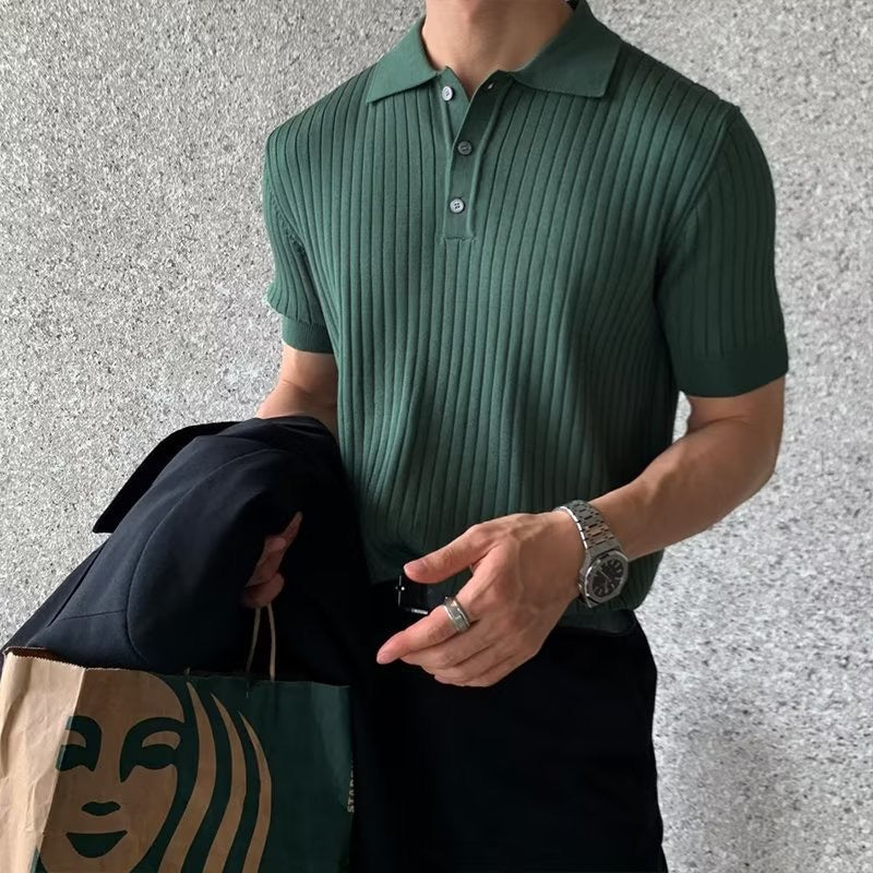Grayson - Knitted Polo Shirt