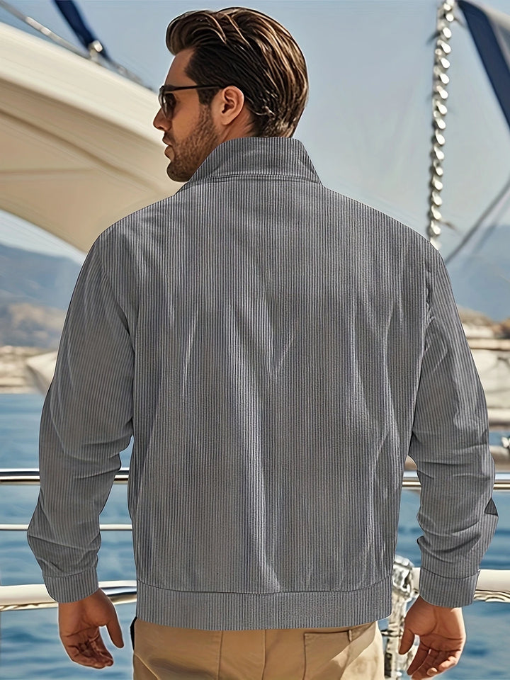 Alexander - Casual Corduroy Stand Collar Jacket