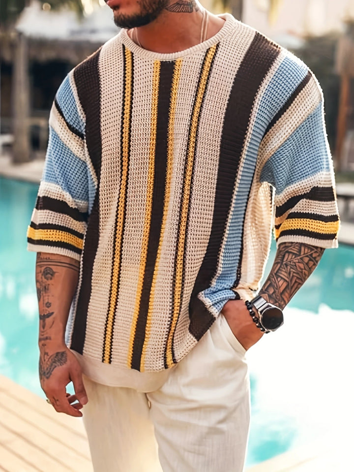 Parker - Casual Striped Knit Pullover