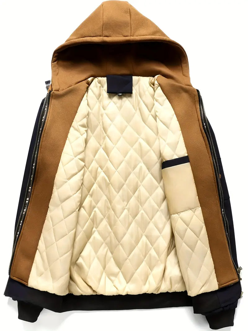 Dylan - Modern Hooded Checkered Jacket