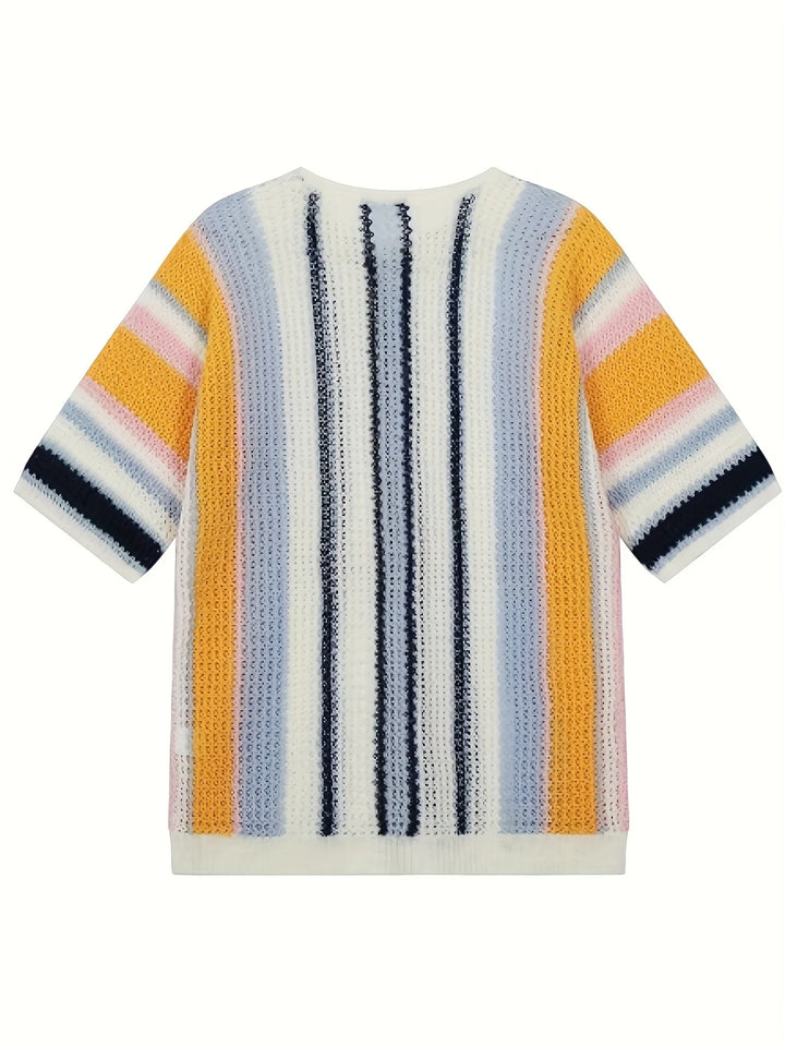 Parker - Casual Striped Knit Pullover