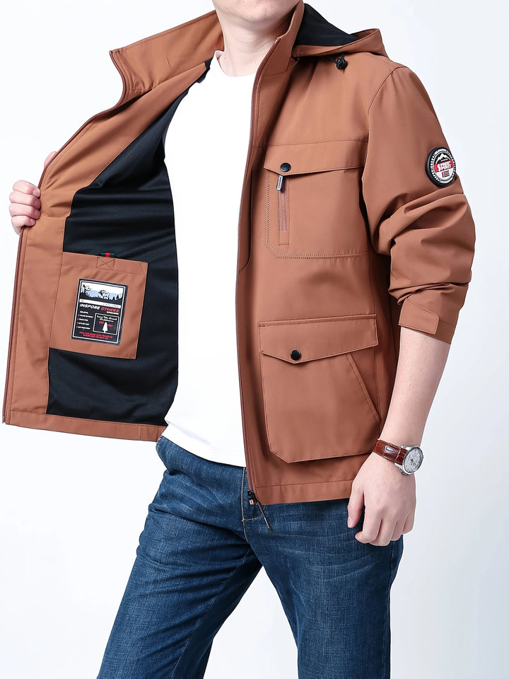Henry - Comfortable Waterproof Jacket with Detachable Hood