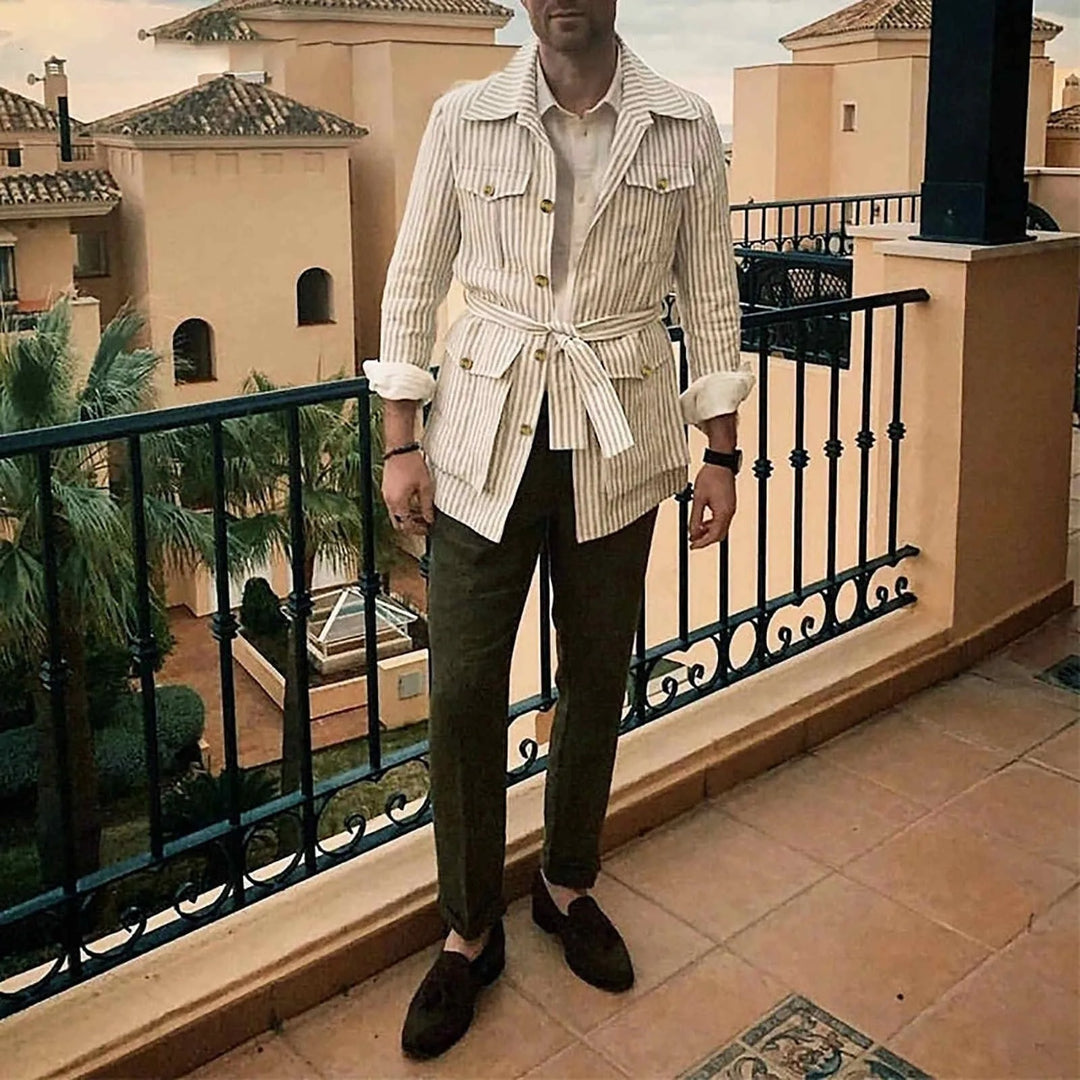 Wyatt - Premium Belted Shirt