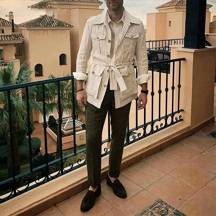 Wyatt - Premium Belted Shirt