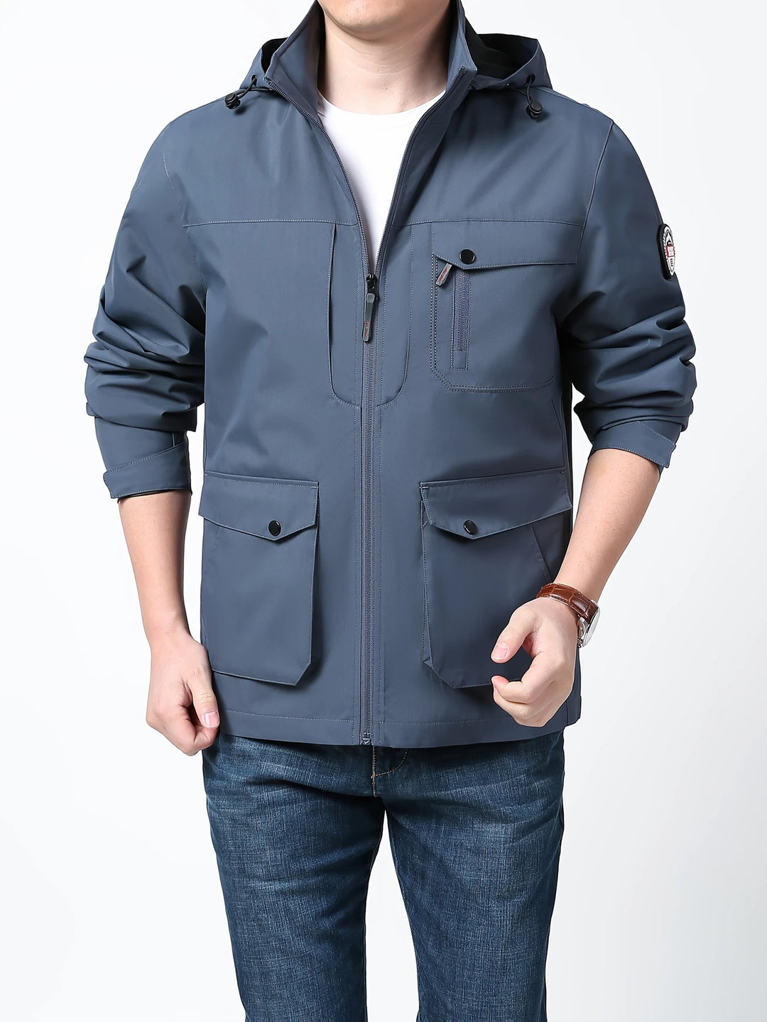Henry - Comfortable Waterproof Jacket with Detachable Hood