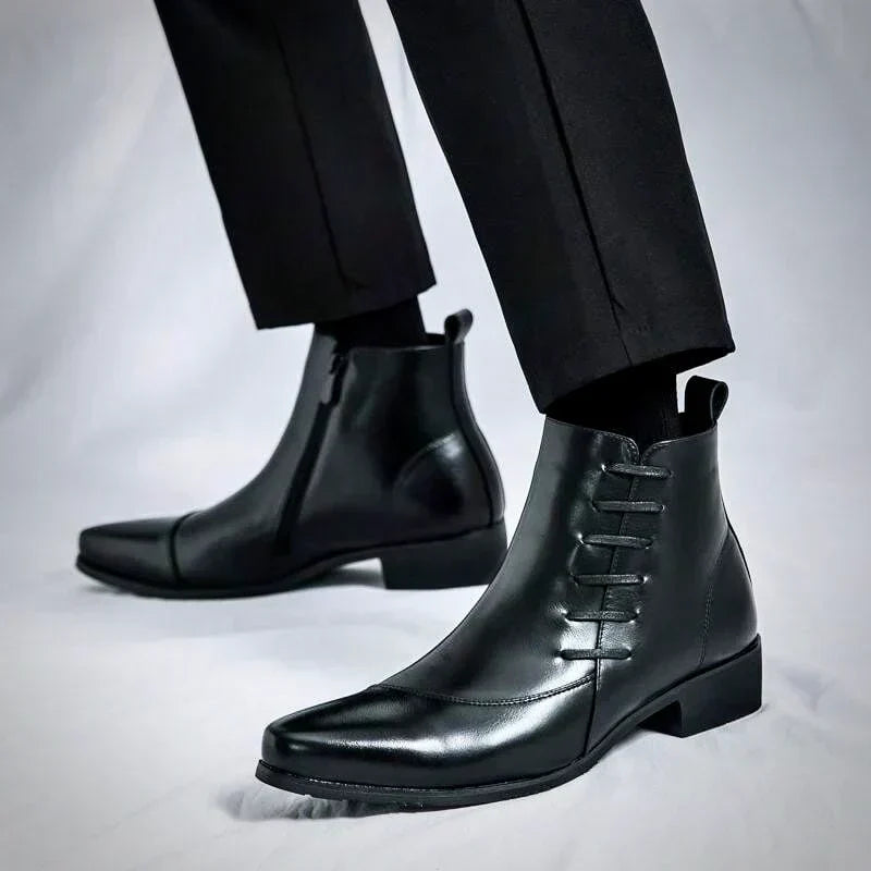 Samuel - Stylish Thatcher Leather Boots