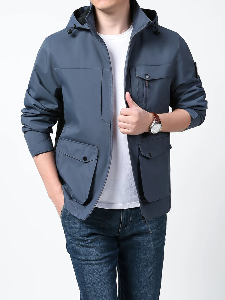 Henry - Comfortable Waterproof Jacket with Detachable Hood