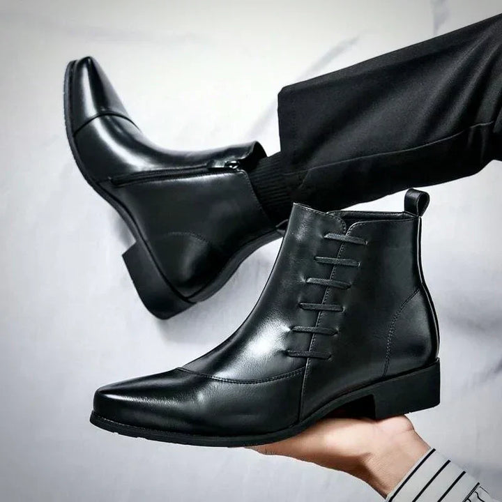Samuel - Stylish Thatcher Leather Boots