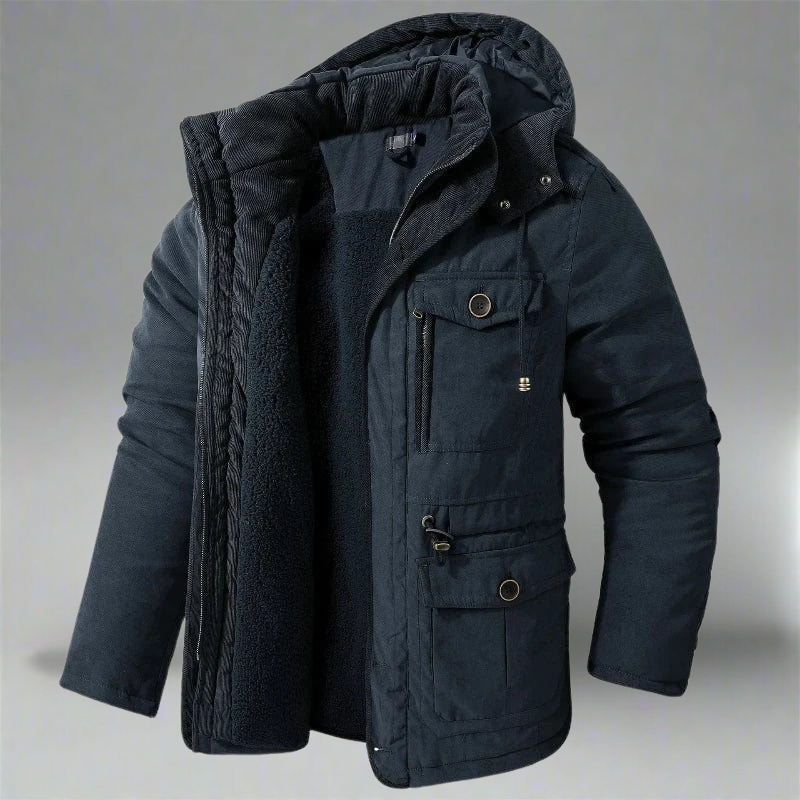 Samuel - Multifunctional Windbreaker Hooded Jacket