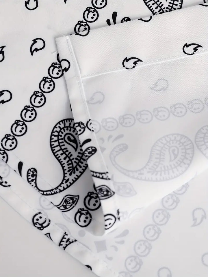 Lucas - Stylish Paisley Print Set