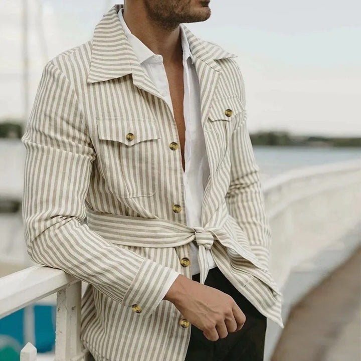 Wyatt - Premium Belted Shirt