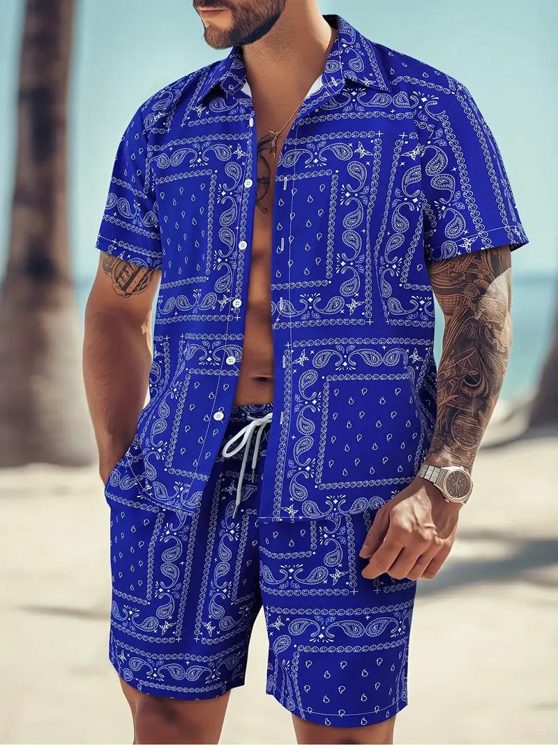 Lucas - Stylish Paisley Print Set