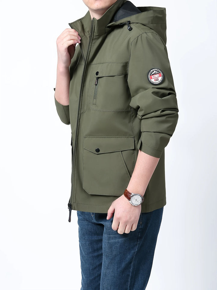 Henry - Comfortable Waterproof Jacket with Detachable Hood