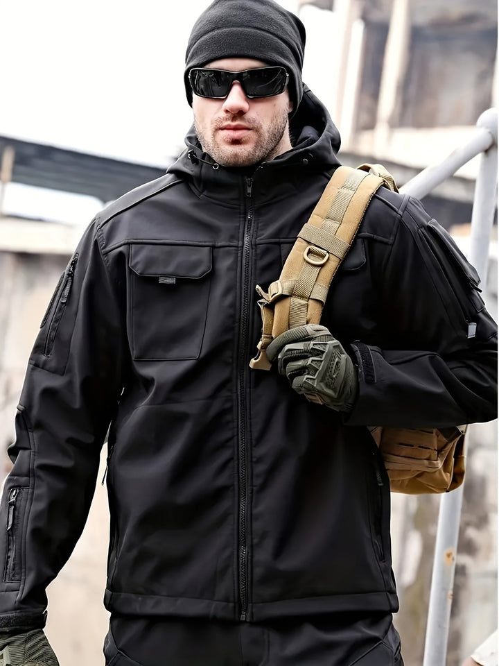 Cole - Comfortable Hooded Jacket with Multiple Pockets