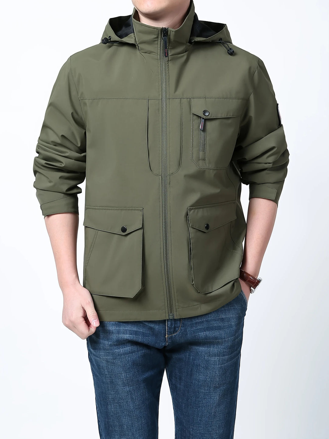 Henry - Comfortable Waterproof Jacket with Detachable Hood