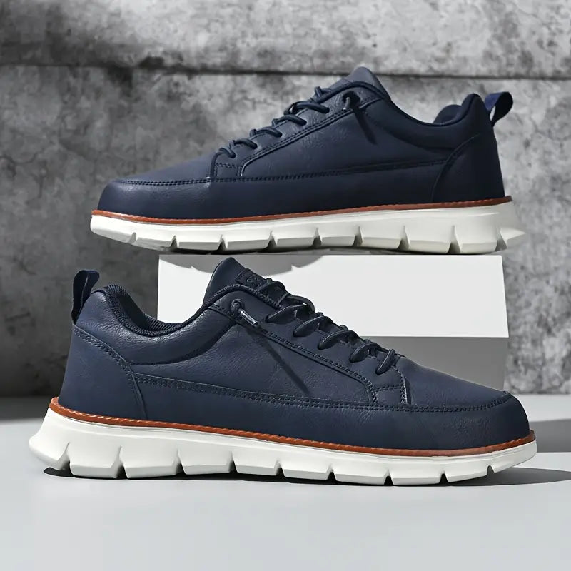 Wyatt - Comfortable Leather Sneakers