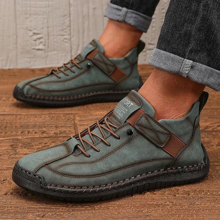 James - Vintage-Inspired Ankle Leather Boots