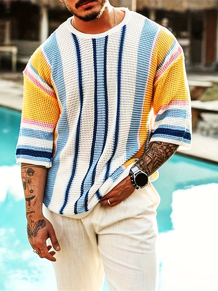 Parker - Casual Striped Knit Pullover