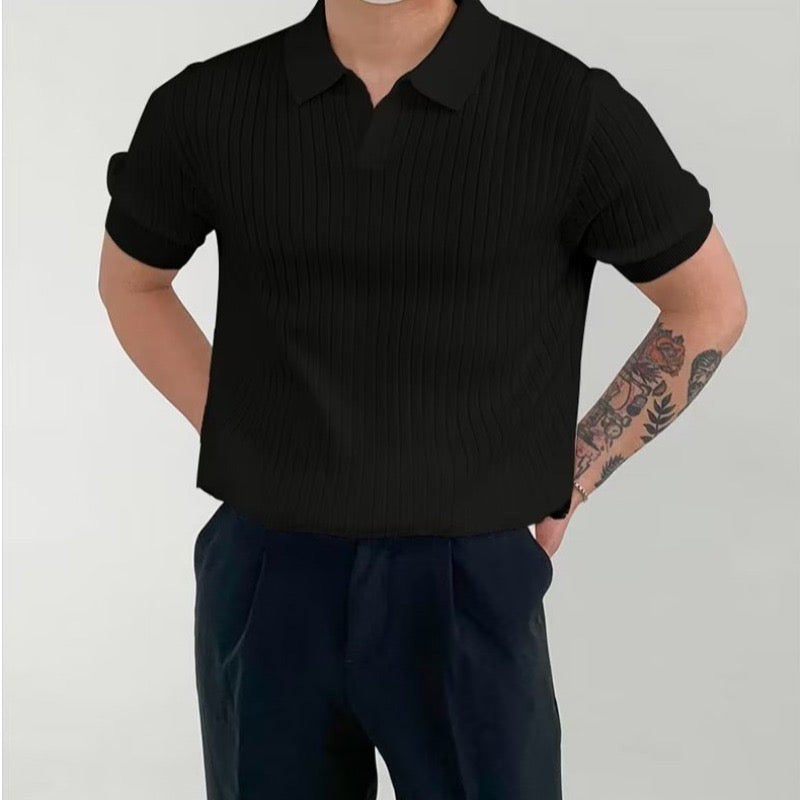 Logan - Comfortable Knitted Casual Polo
