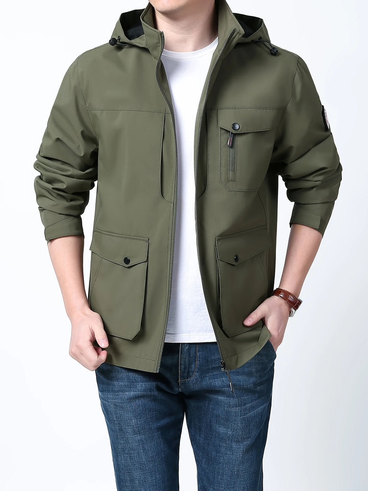 Henry - Comfortable Waterproof Jacket with Detachable Hood