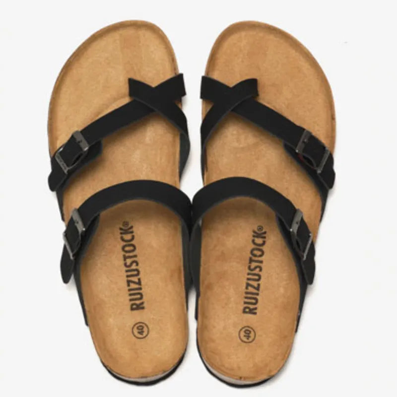 Levi - Stylish Summer Suede Leather Sandals