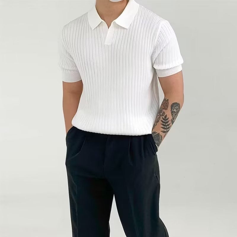 Logan - Comfortable Knitted Casual Polo