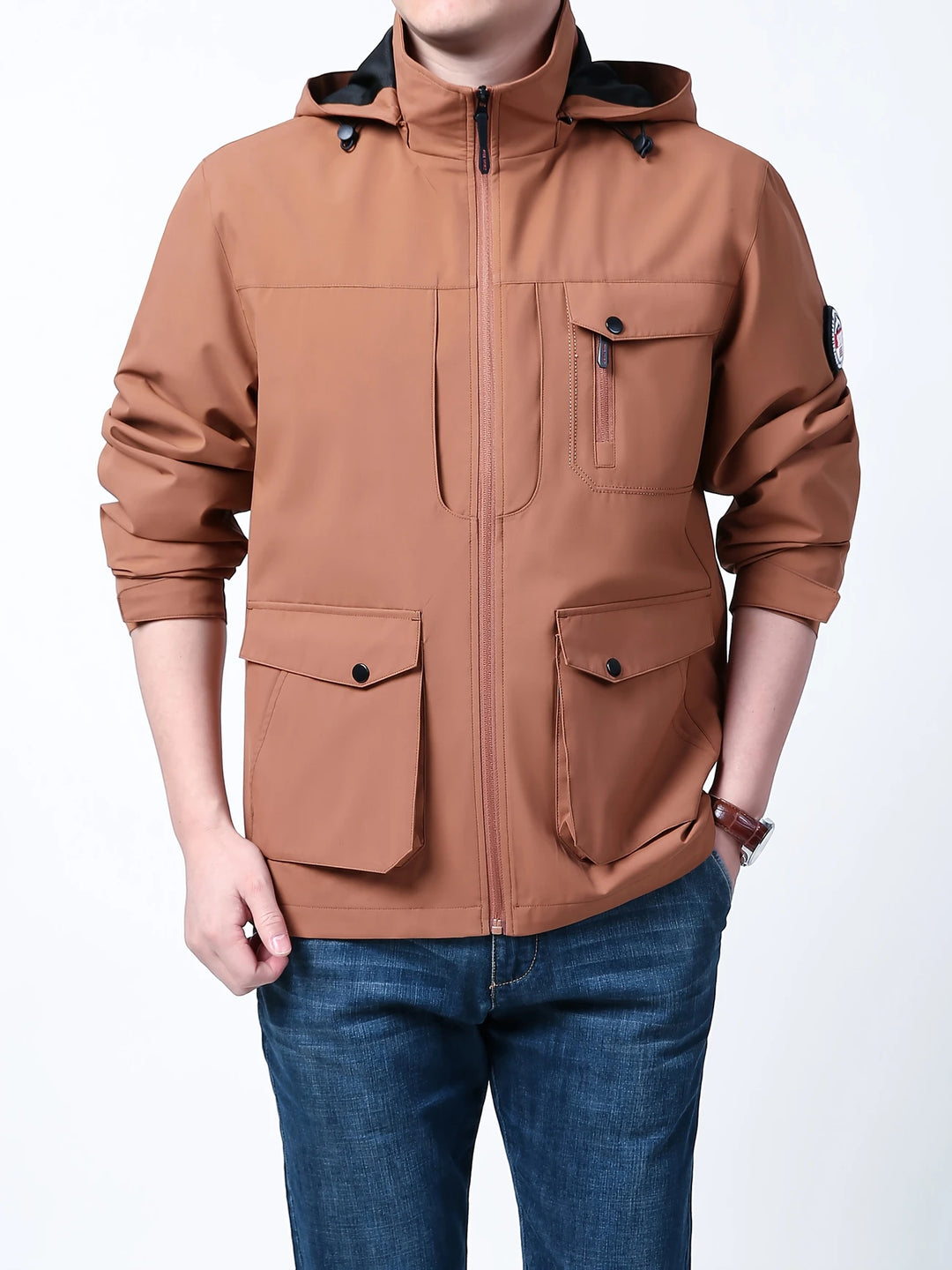 Henry - Comfortable Waterproof Jacket with Detachable Hood