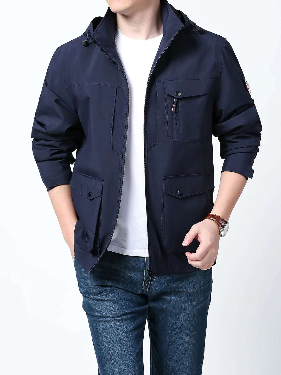 Henry - Comfortable Waterproof Jacket with Detachable Hood