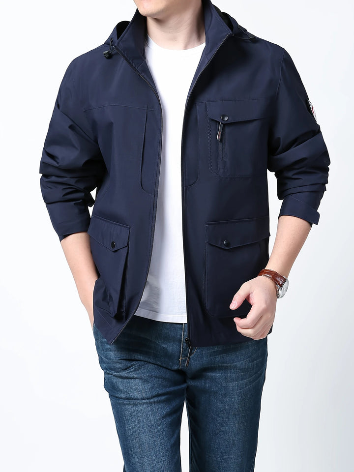 Henry - Comfortable Waterproof Jacket with Detachable Hood