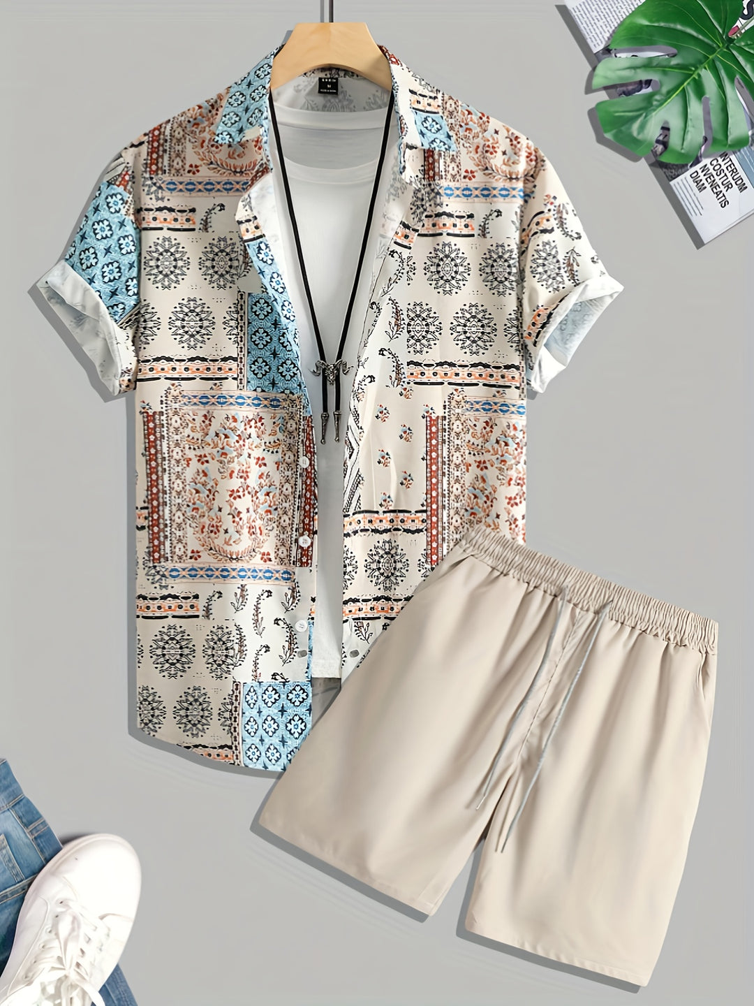 Elijah - Stylish Shirt and Shorts Set