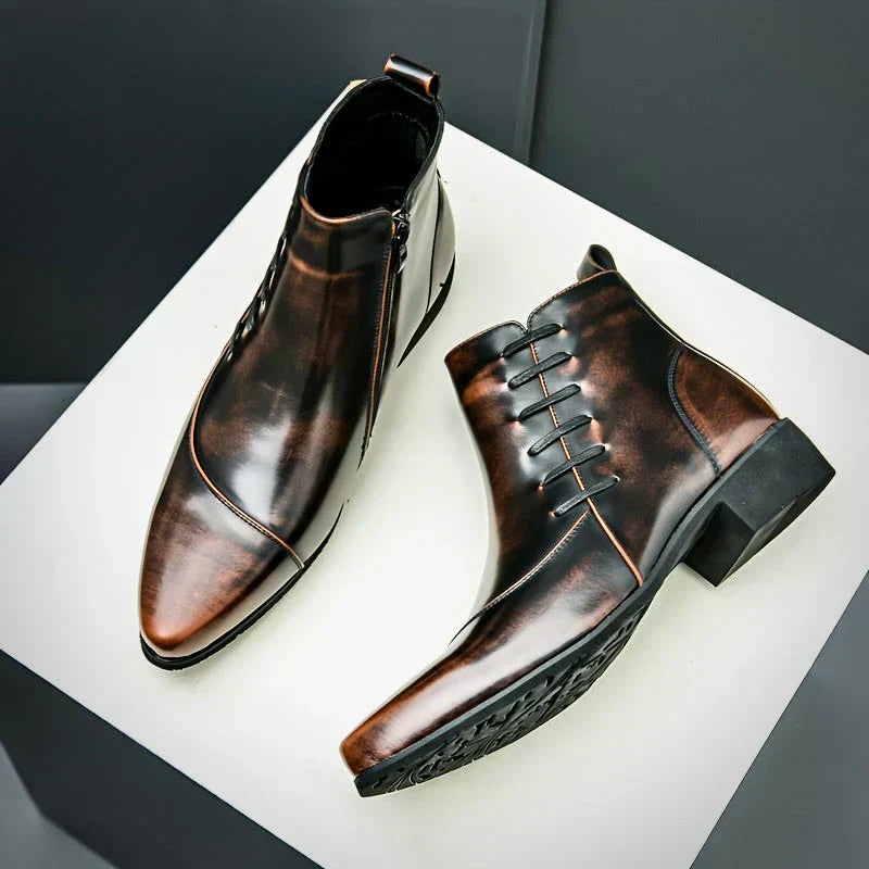 Samuel - Stylish Thatcher Leather Boots